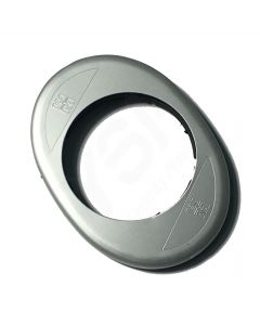 Espelho oval Mottura, para escudo de segurança de 50 mm, em alumínio anodizado