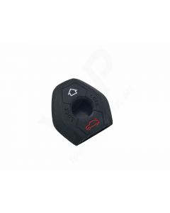 Capa silicone BMW, três botões, negra