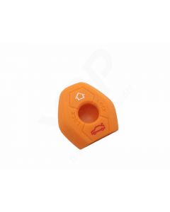 Capa silicone BMW, três botões, laranja
