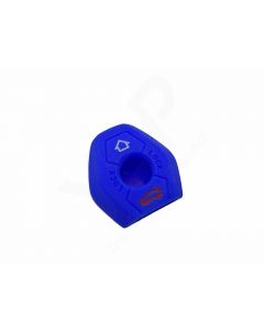 Capa silicone BMW, três botões, azul