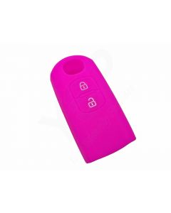 Capa silicone Mazda, dois botões, rosa