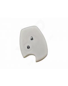 Capa silicone Renault, dois botões, branco