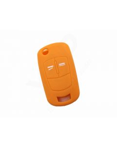 Capa silicone Opel, flip dois botões, laranja