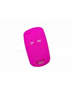 Capa silicone Opel, flip dois botões, rosa