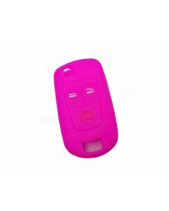 Capa silicone Opel, flip três botões, rosa