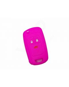 Capa silicone Opel, flip três botões, rosa