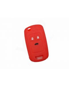 Capa silicone Opel, flip três botões, vermelho