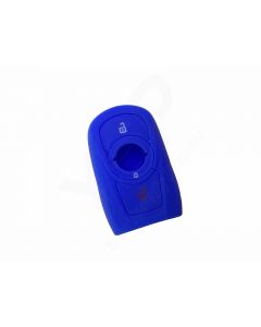 Capa silicone Opel, três botões, Smartkey proximidade, azul