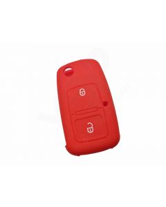 Capa silicone Volkswagen, dois botões, vermelho
