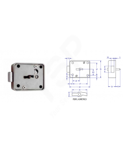 Fechadura Aga P/ Cofre 244/11G