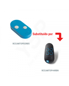 Comando Came Top  D2RBS de dois botões 433,92/862MHz - Substituido pelo RCCAMTOP44RBN
