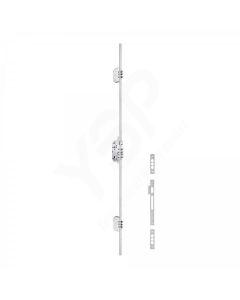 Fechadura multiponto 3 pontos JNF, chapa em U, entrada 60mm, cromada