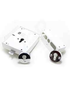 Fechadura Rodes 5070PE  esquerda Branco c/ trancas