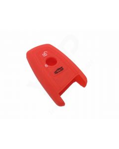 Capa silicone BMW, três botões, vermelho