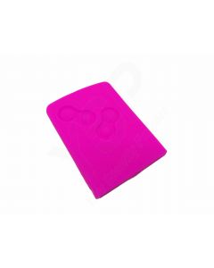 Capa silicone Renault, quatro botões, rosa