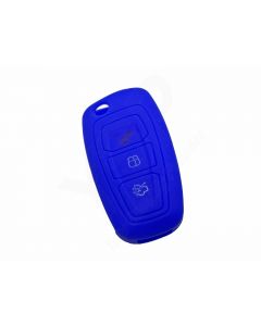 Capa silicone Ford, flip três botões, azul