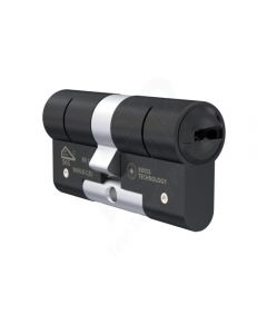Cilindro M&C Minos 32x32mm preto