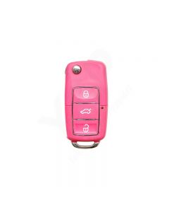 Comando KD 3 Botoes Tipo VW Rosa