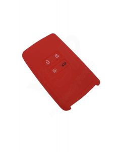 Capa silicone Renault, quatro botões, Smartkey proximidade, vermelho