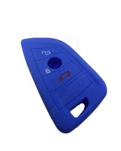 Capa silicone BMW, três botões, azul