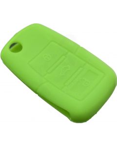 Capa silicone Volkswagen, três botões, verde